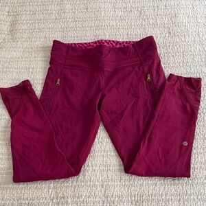 Lululemon run inspire Leggings size 8